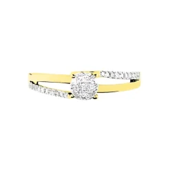 Marc Orian Parures De Mariage|Anniversaire De Mariage > Bague Or Jaune Josane Diamants