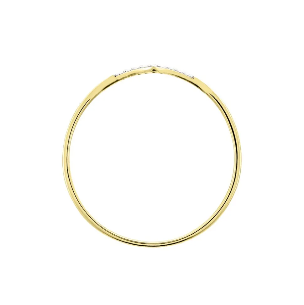 Bague Or Jaune Kaitlynn Diamant