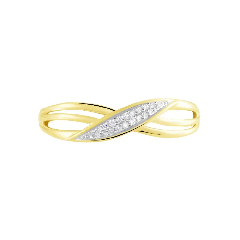 Marc Orian Bijoux Or|Bagues > Bague Or Jaune Passane Diamants