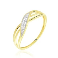 Marc Orian Bijoux Or|Bagues > Bague Or Jaune Passane Diamants