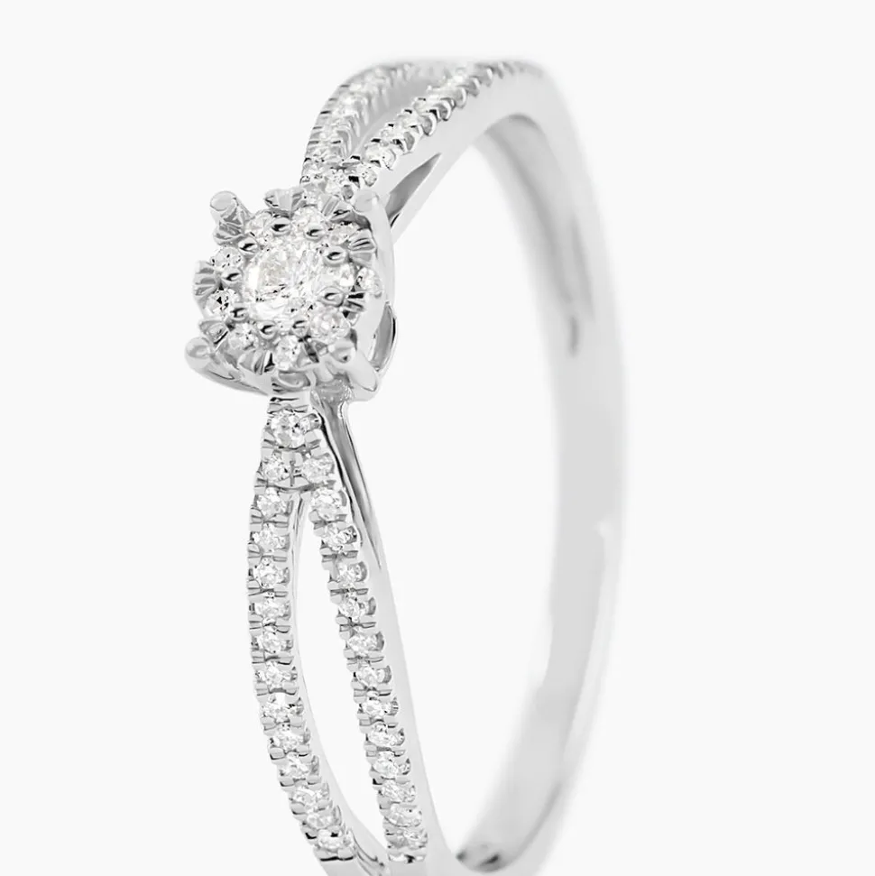 Bague Orphee Or Blanc Diamant