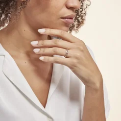 Bague Osanna Or Blanc Diamant