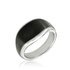Bague Otis Acier Argenté
