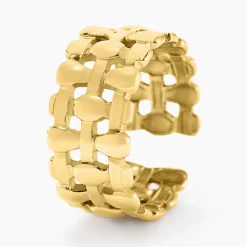 Marc Orian Bagues|Bijoux Acier Inoxydable > Bague Pasadena Acier Jaune