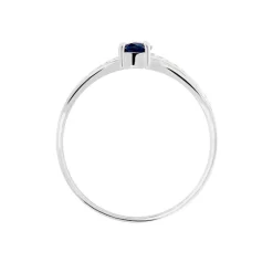 Marc Orian Anniversaire De Mariage|Bagues Saphir > Bague Pasqualina Or Blanc Saphir Et Diamant