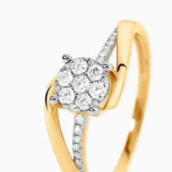 Marc Orian Anniversaire De Mariage|Bagues > Bague Petunia Or Jaune Diamant