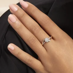Marc Orian Anniversaire De Mariage|Bagues > Bague Petunia Or Jaune Diamant