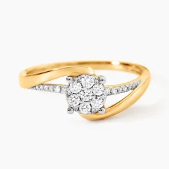Marc Orian Anniversaire De Mariage|Bagues > Bague Petunia Or Jaune Diamant