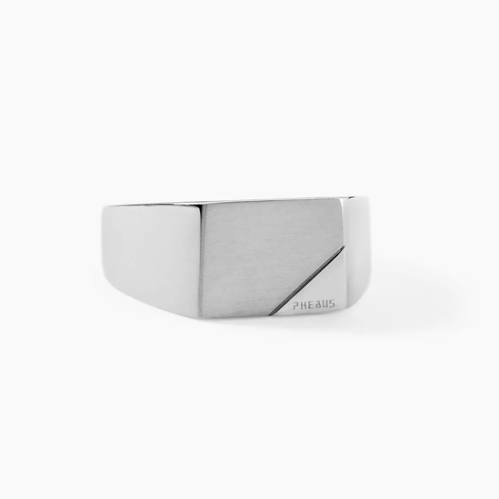 PHEBUS HIM Idées Cadeaux Homme|Bagues > Bague Auxence Acier Blanc