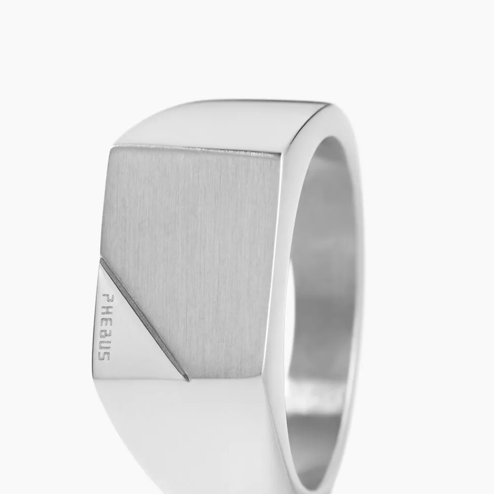 PHEBUS HIM Idées Cadeaux Homme|Bagues > Bague Auxence Acier Blanc