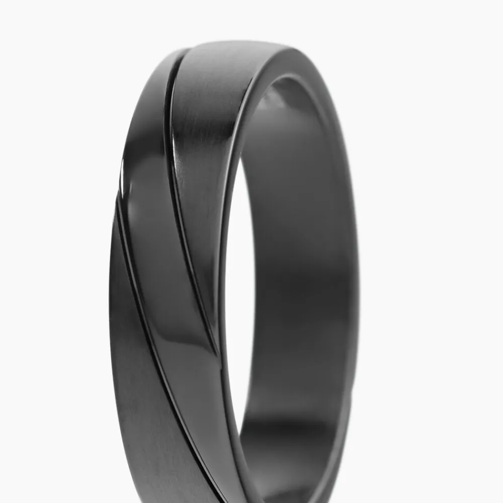 PHEBUS HIM Bagues Homme|Bagues > Bague Clyde Acier Noir