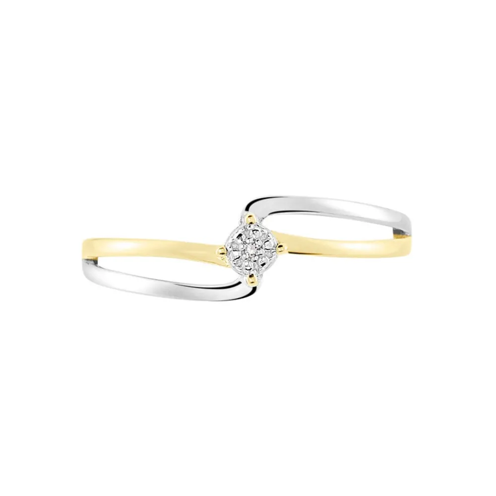 Marc Orian Anniversaire De Mariage|Bagues > Bague Pika Or Bicolore Diamant