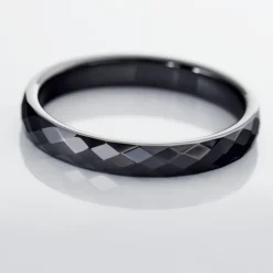 Bague Pilar Petite Ceramique Noir Céramique