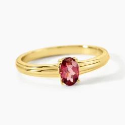 Marc Orian Bagues De Promesse|Bagues Fantaisie > Bague Poem Argent Jaune Tourmaline