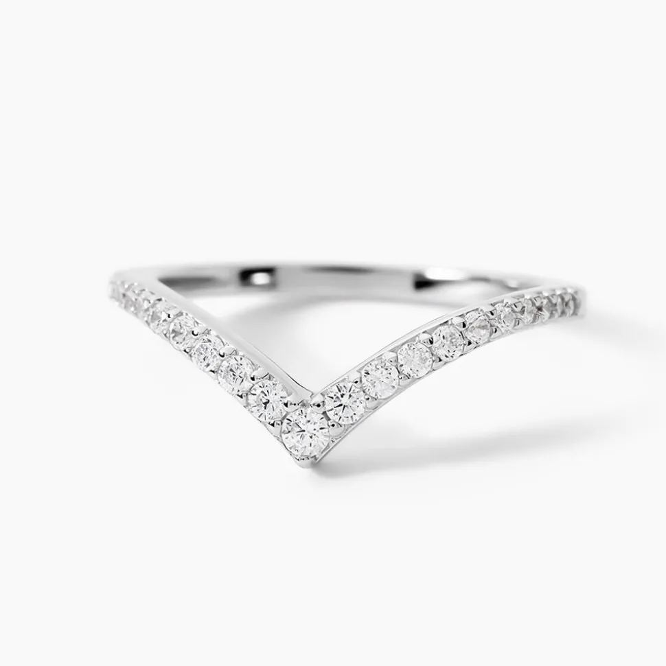 Bague Pricila Argent Blanc Oxyde De Zirconium
