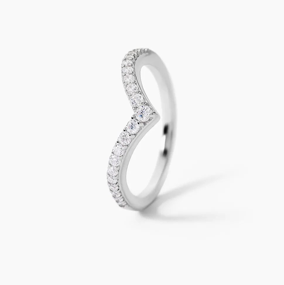Bague Pricila Argent Blanc Oxyde De Zirconium