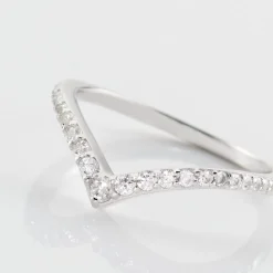 Bague Pricila Argent Blanc Oxyde De Zirconium