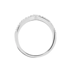 Bague Pricila Argent Blanc Oxyde De Zirconium
