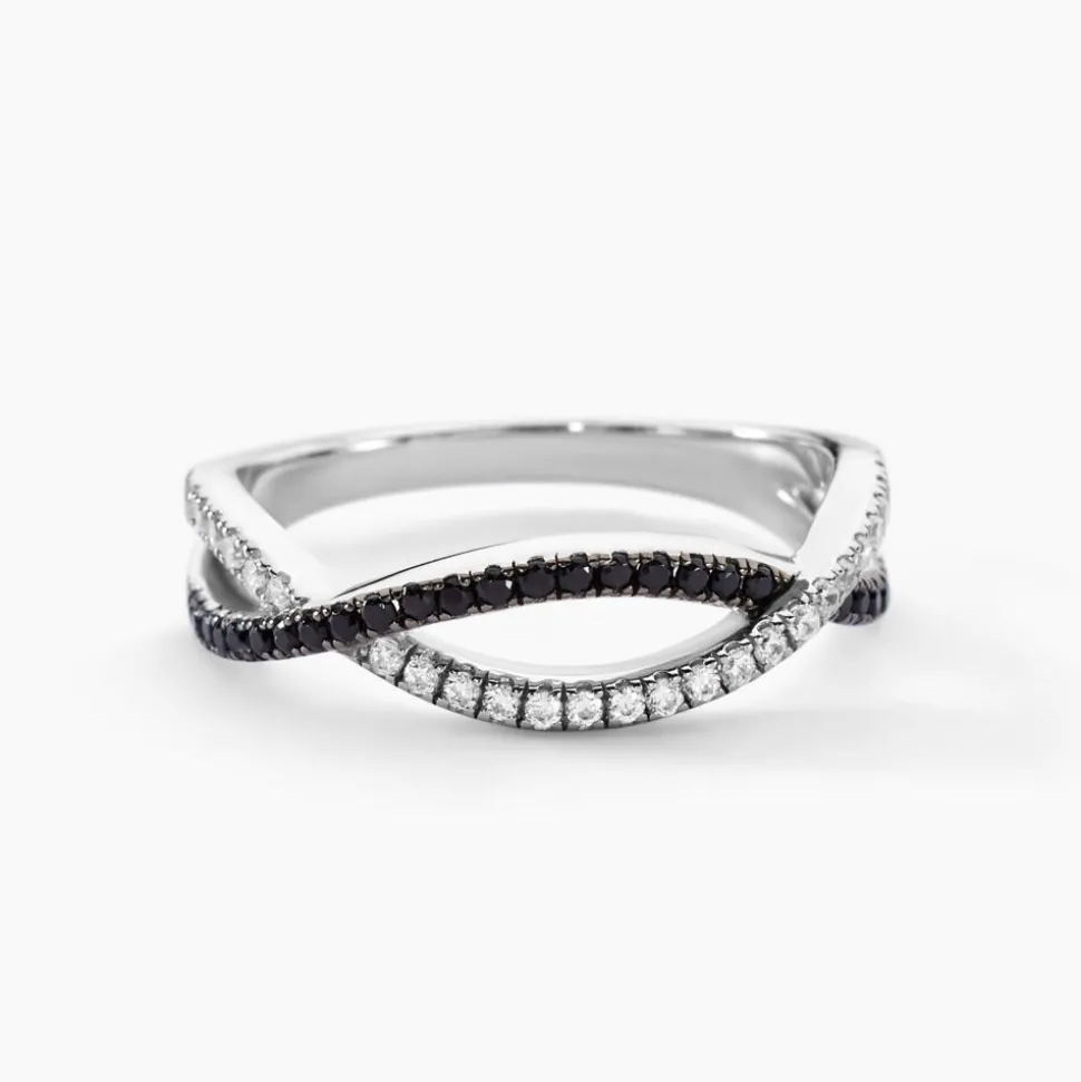 Bague Prudentia Argent Blanc Oxyde De Zirconium
