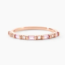 Marc Orian Bijoux Zirconium|Bagues > Bague Reflets Romantiques Argent Rose Oxyde De Zirconium argent rose oxyde rose
