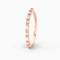 Marc Orian Bijoux Zirconium|Bagues > Bague Reflets Romantiques Argent Rose Oxyde De Zirconium argent rose oxyde rose