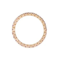 Bague Rio Argent Rose Oxyde De Zirconium