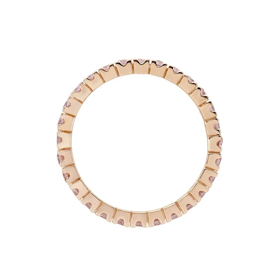 Bague Rio Argent Rose Oxyde De Zirconium