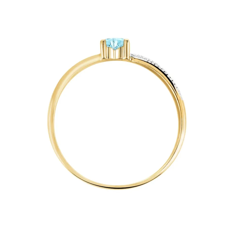 Bague Rory Or Jaune Topaze