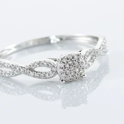Marc Orian Anniversaire De Mariage|Bagues De Fiançailles > Bague Roseline Or Blanc Diamant