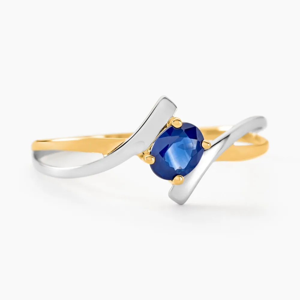 Marc Orian Anniversaire De Mariage|Bagues Saphir > Bague Rosmunda Or Bicolore Saphir