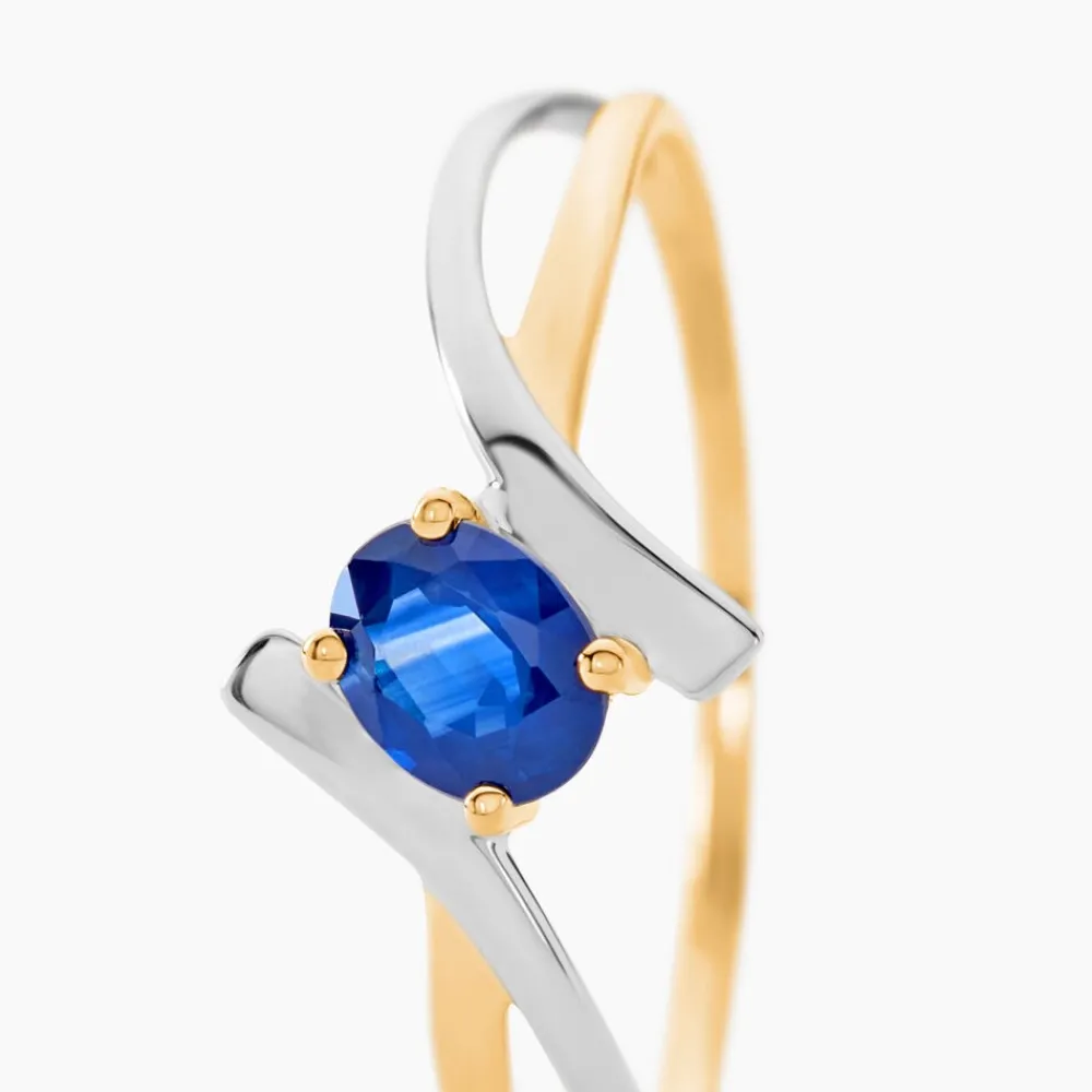 Marc Orian Anniversaire De Mariage|Bagues Saphir > Bague Rosmunda Or Bicolore Saphir