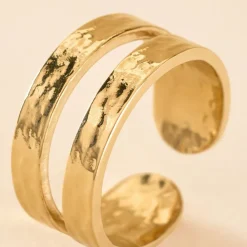 Marc Orian Bagues|Bijoux Acier Inoxydable > Bague Ruka Acier Jaune