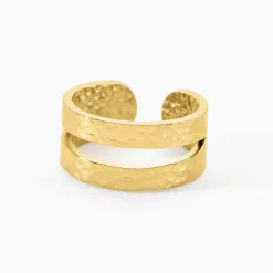 Marc Orian Bagues|Bijoux Acier Inoxydable > Bague Ruka Acier Jaune