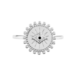 Marc Orian Bagues De Promesse|Bijoux Zirconium > Bague Salvia Argent Blanc Oxyde De Zirconium