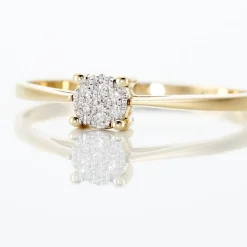 Bague Sandrine Or Jaune Diamant