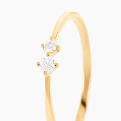 Marc Orian Parures De Mariage|Bagues > Bague Serenya Or Jaune Diamant Synthétique