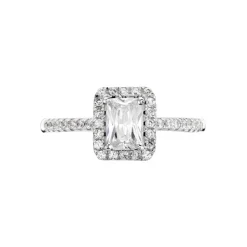 Bague Shanta Argent Blanc Oxyde De Zirconium