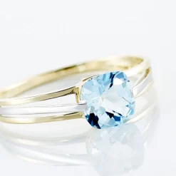 Marc Orian Anniversaire De Mariage|Bagues > Bague Sidoine Or Bicolore Topaze