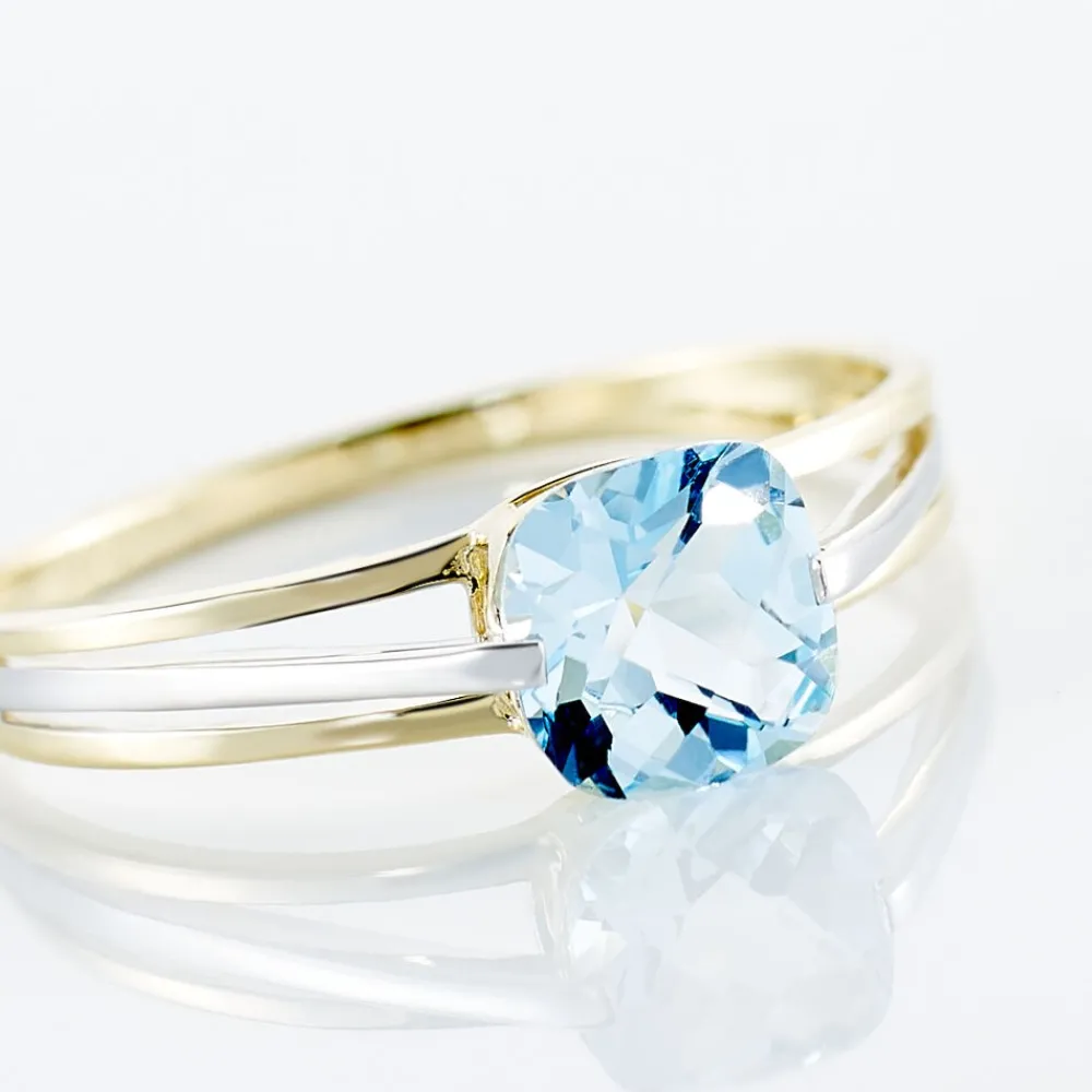 Marc Orian Anniversaire De Mariage|Bagues > Bague Sidoine Or Bicolore Topaze