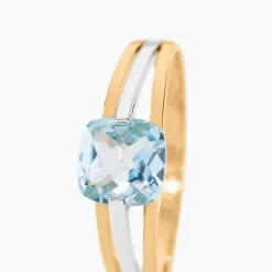 Marc Orian Anniversaire De Mariage|Bagues > Bague Sidoine Or Bicolore Topaze