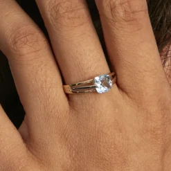 Marc Orian Anniversaire De Mariage|Bagues > Bague Sidoine Or Bicolore Topaze