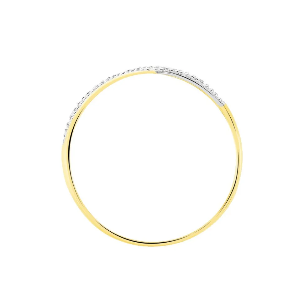 Bague Smeralda Or Bicolore Diamant