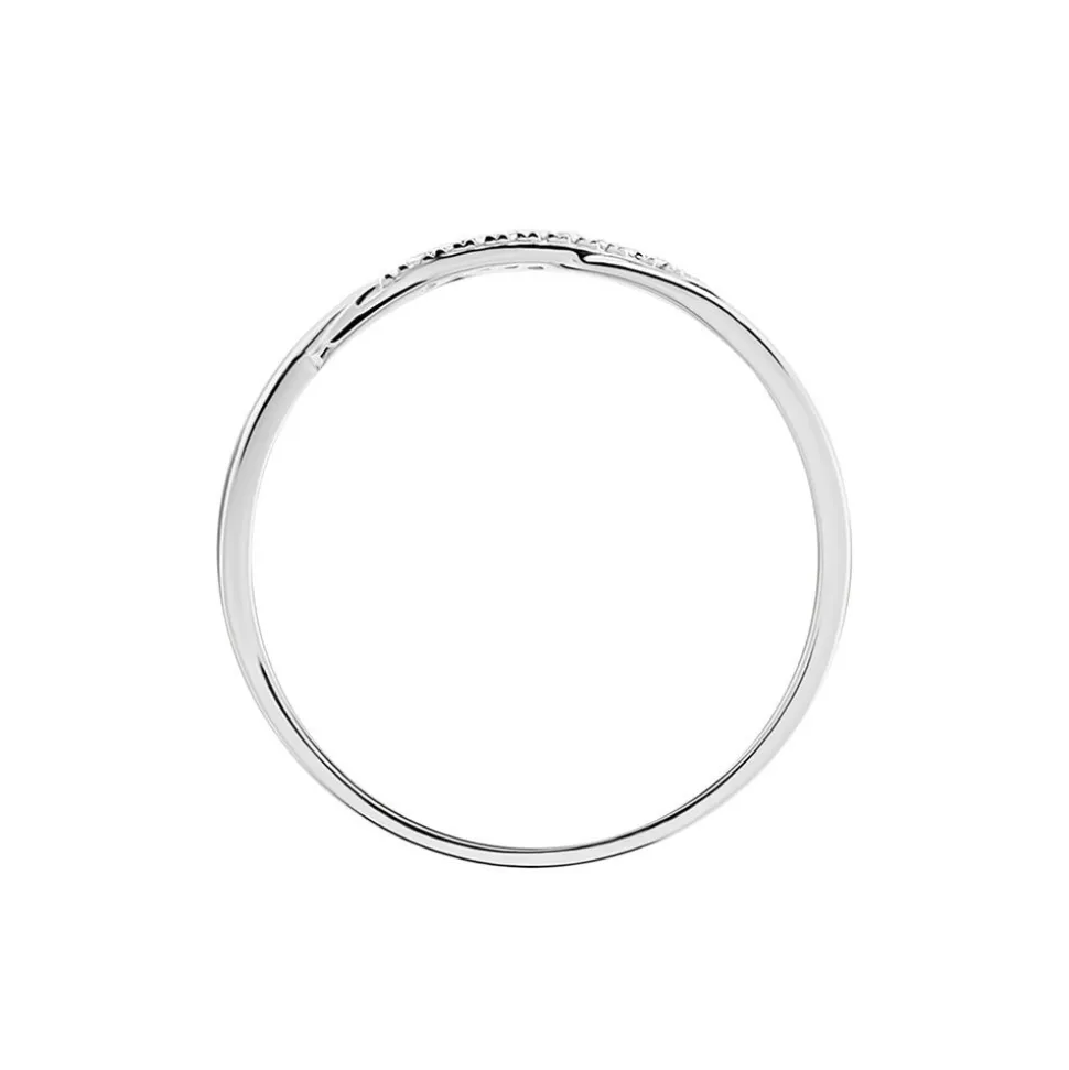 Bague Smina Or Blanc Diamant