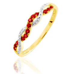 Marc Orian Bagues Rubis|Anniversaire De Mariage > Bague Sofia Or Jaune Rubis Et Diamant