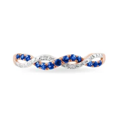 Marc Orian Anniversaire De Mariage|Bagues Saphir > Bague Sofia Or Rose Saphir Et Diamant