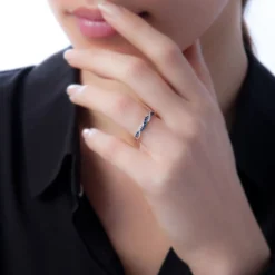 Marc Orian Anniversaire De Mariage|Bagues Saphir > Bague Sofia Or Rose Saphir Et Diamant