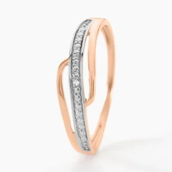 Bague Solena Or Rose Diamant