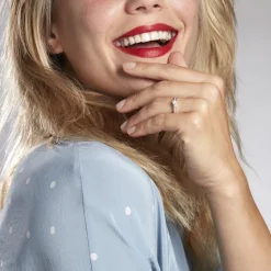 Marc Orian Bagues|Bagues Fiançailles > Bague Solitaire Alexandra Or Blanc Diamant