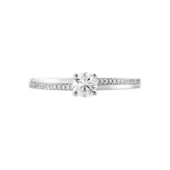 Bague Solitaire Alexandra Or Blanc Diamant