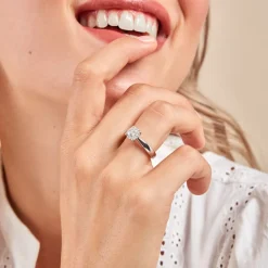 Marc Orian Anniversaire De Mariage|Bagues De Fiançailles > Bague Solitaire Artemis Or Blanc Diamant